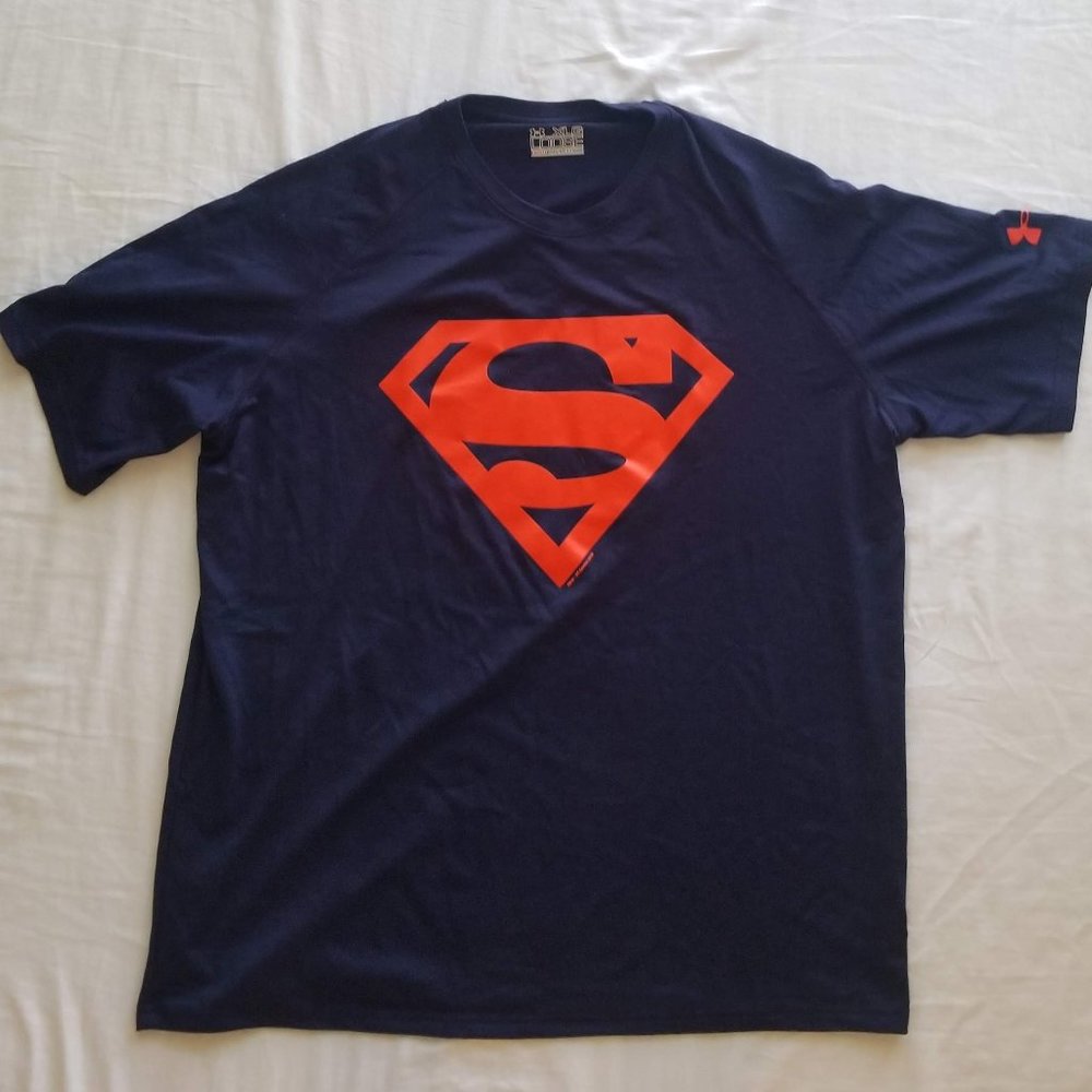 Under Armor Superman Logo Workout Tee